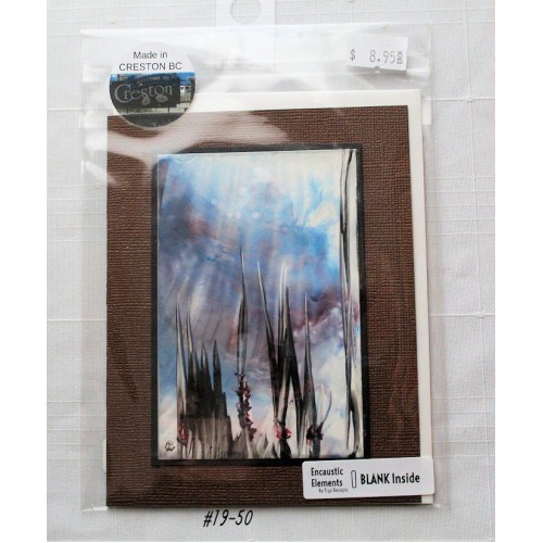 Encaustic Elements Note Cards - Made in Creston BC #19-50